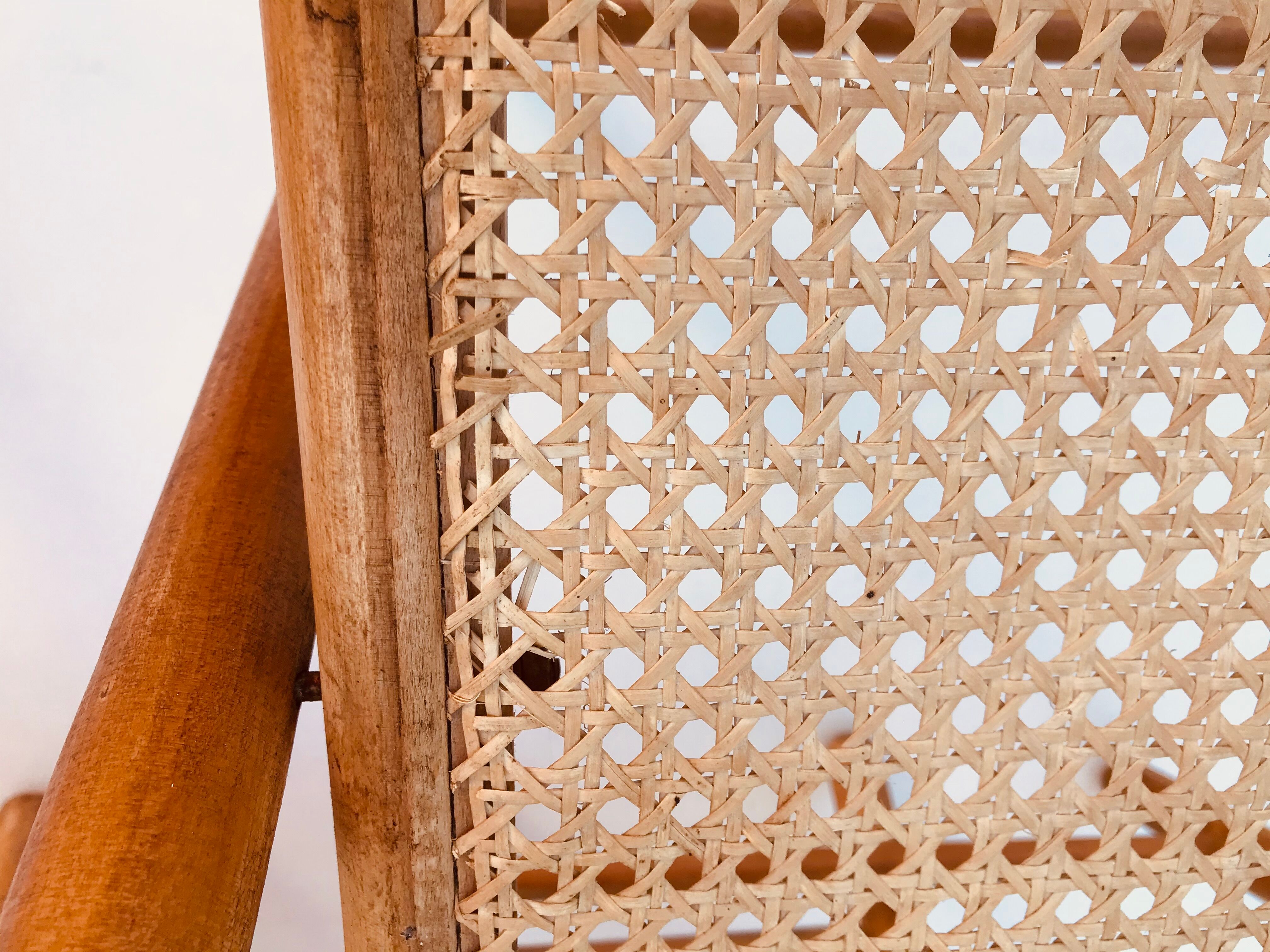 Suite of 4 folding chairs cannes