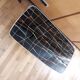 Formica foot compass/glass platter coffee table - vintage 1960