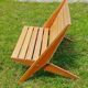 Banc pliant vintage