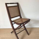 Cane folding chair