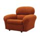 Orange armchair, Italian design, 1970s, production: Italy