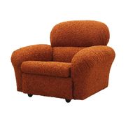 Orange armchair, Italian design, 1970s, production: Italy