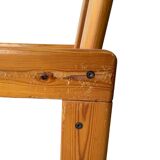 Silvio Coppola dining table with 4 dining chairs for Fratelli Montina