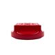 Space age red ceramic ashtray, Studio Opi, Gabbianelli Italy ca. 1970