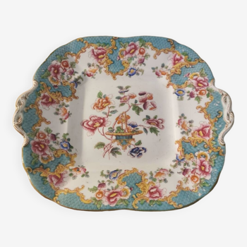 19th century English porcelain cake dish