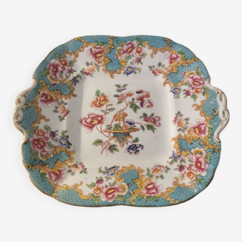 Plat à gâteaux en porcelaine Anglaise d'époque 19ème