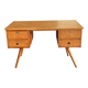 Oak desk 50s compass