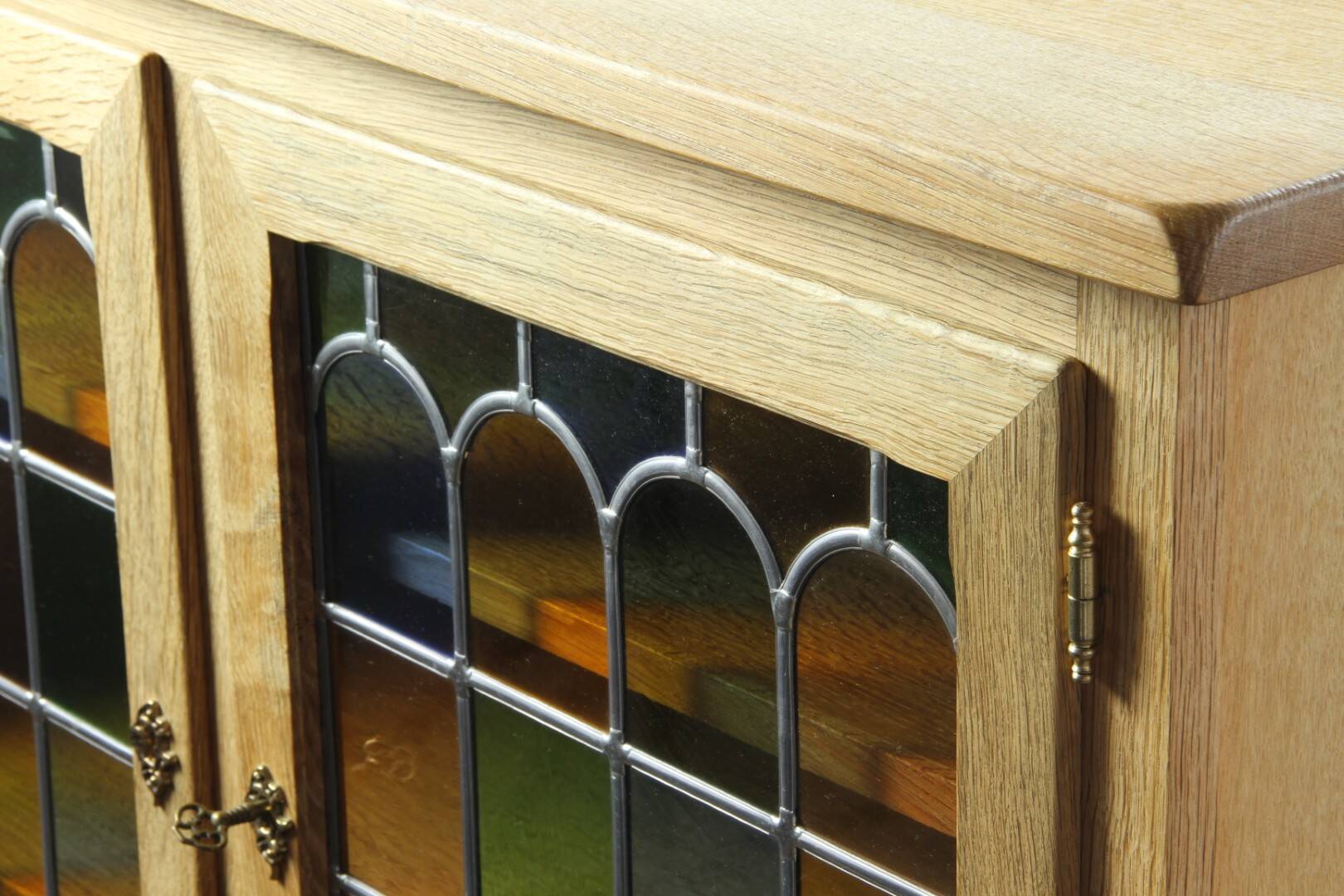 Vintage 1994 Danish Modern Oak Cabinet in the style of Henning Kjærnulf