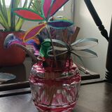 Art Deco vase, pink