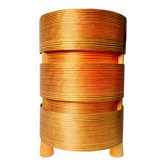 Tripod Pine Veneer Table Lamp By Hans-Agne Jakobsson For Ab Markaryd, Sweden 1960S