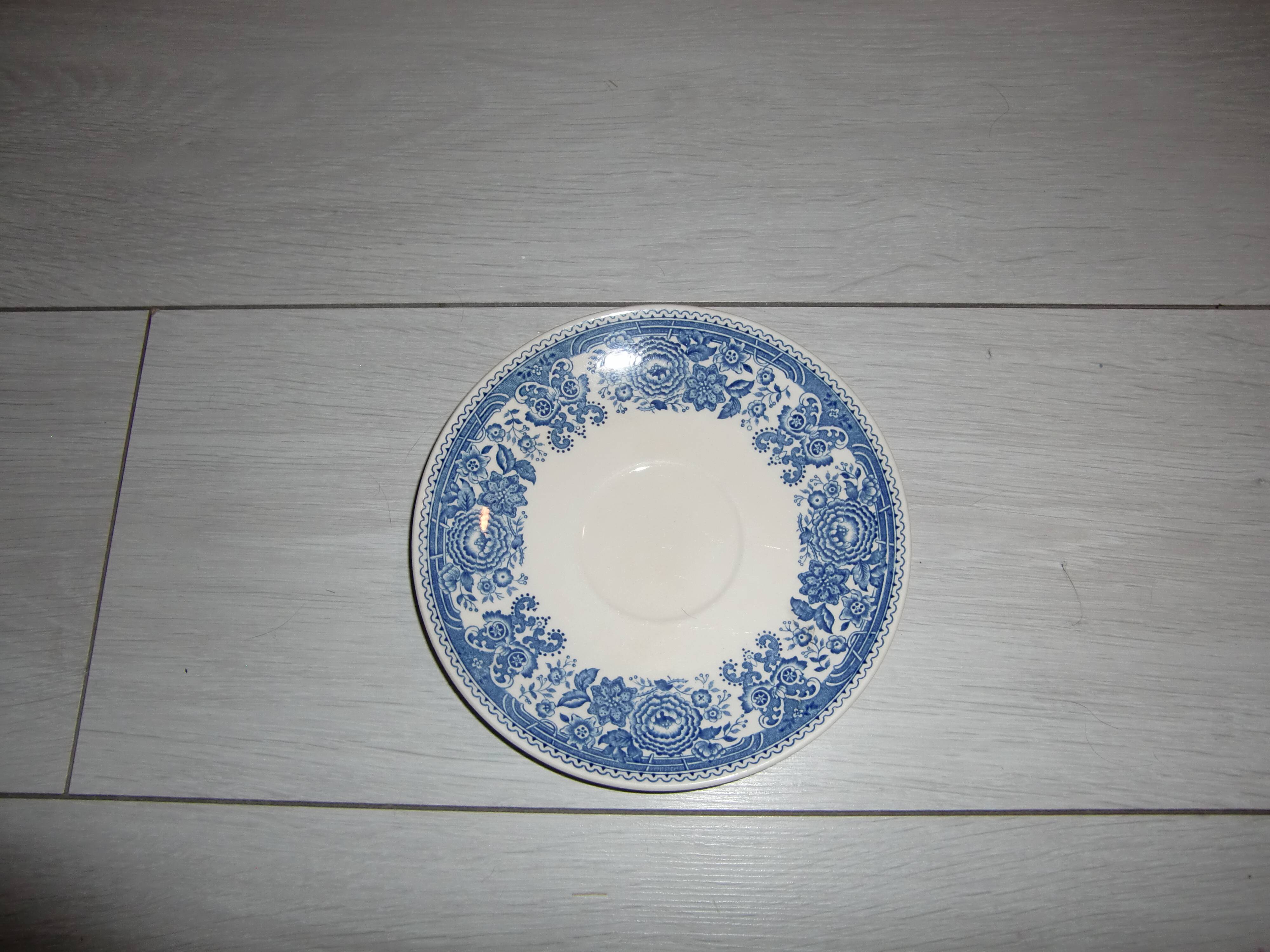 Small blue plate (diameter 17 cm)