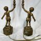 Paire de lampes en bronze