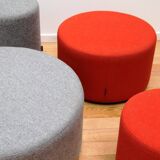 Set of 4 Giro poufs, Narbutas