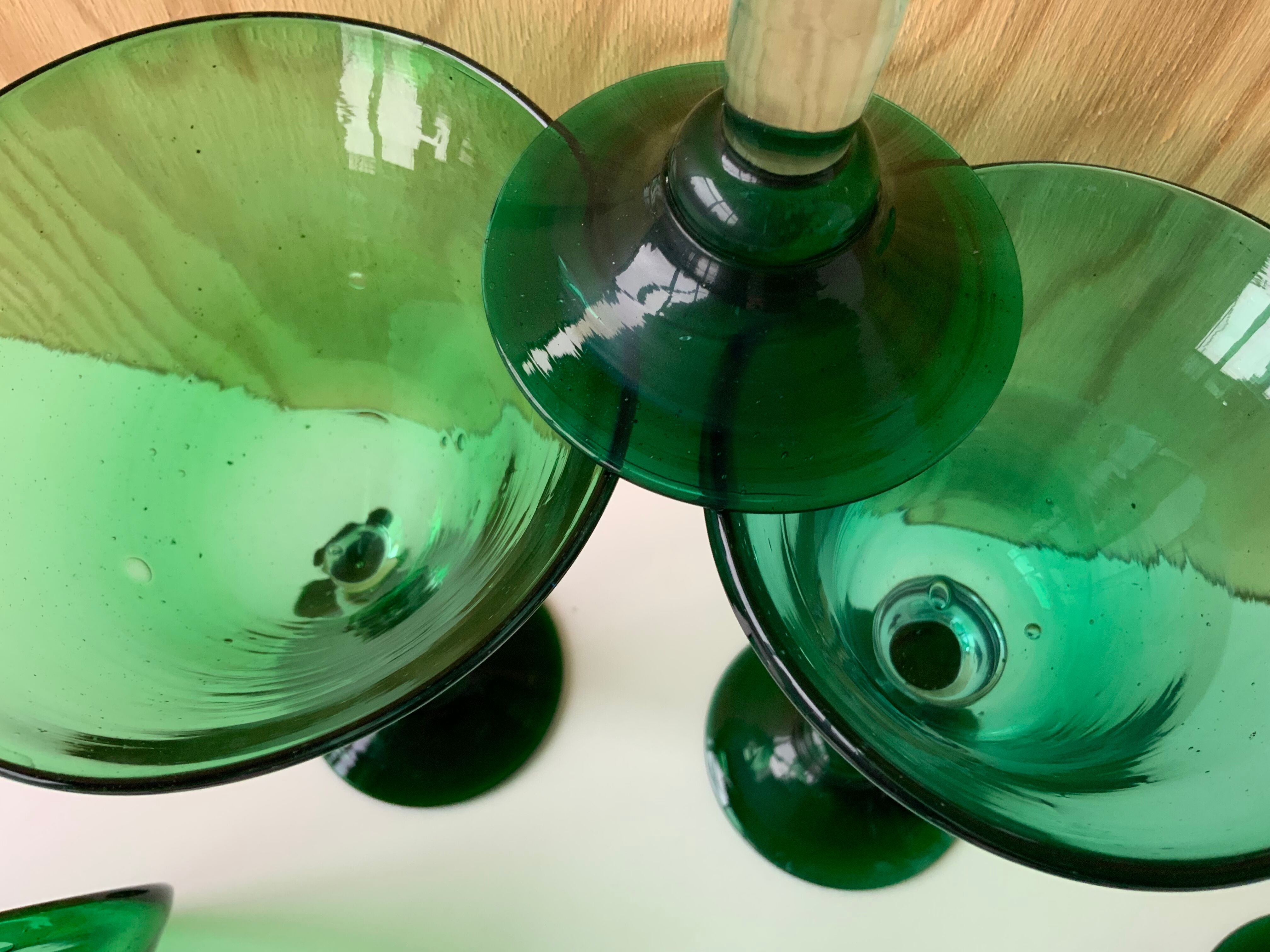 Vintage foot glasses