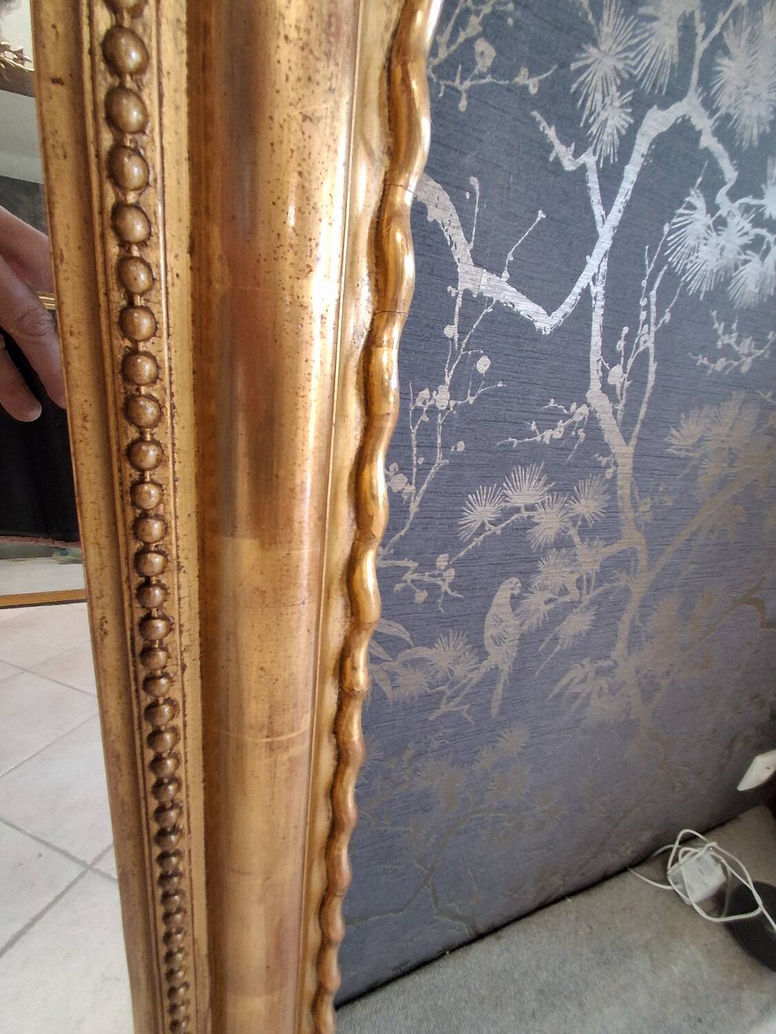 Louis Philippe period mirror 167 x 106