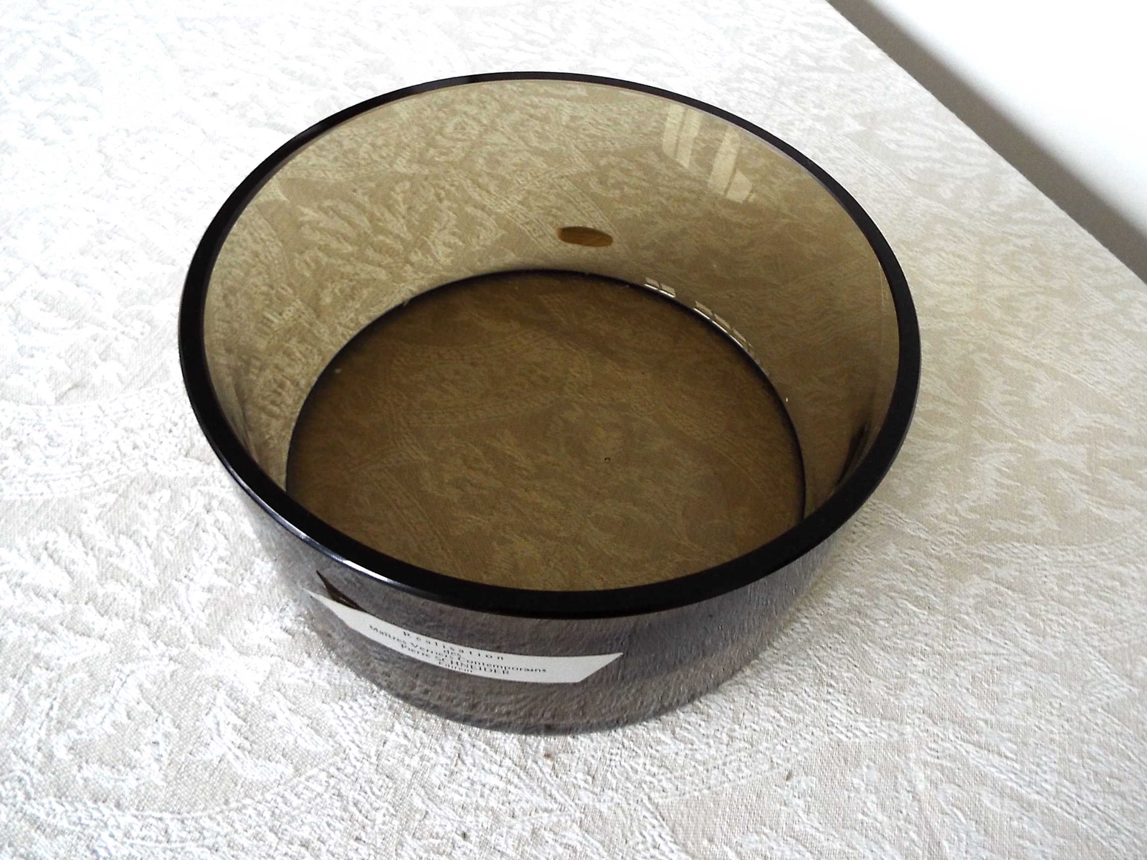 Pierre Schneider smoked glass dish