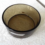 Pierre Schneider smoked glass dish