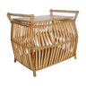 1960s toy chest in rattan