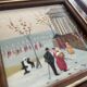 Huile sur panneau miniature