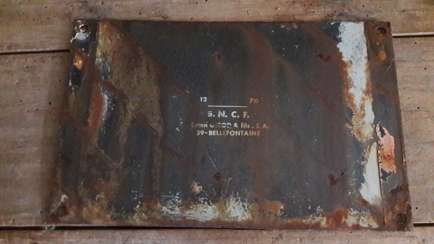 Plaque émaillée "défense d'entrer"