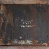 Enamelled plate "defense to enter"
