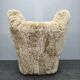 1930s Art Deco Wingback Armchair in Honey Skandilock Sheepskin