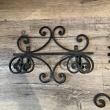 3 wrought iron coat racks