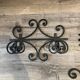 3 wrought iron coat racks