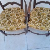 Pair of old Provençal armchairs
