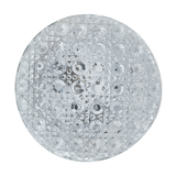 Ceiling lamp / round wall lamp, vintage glass