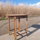 Vintage Italuin side table Giorgetti Galaxy wood white