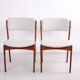 Teak dining room chairs by Erik Buch for Odense Maskinsnedkeri / O.D. Møbler model 49, 1960s