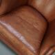 Vintage Dutch Leather Club Chairs in Cognac, Set of 2
