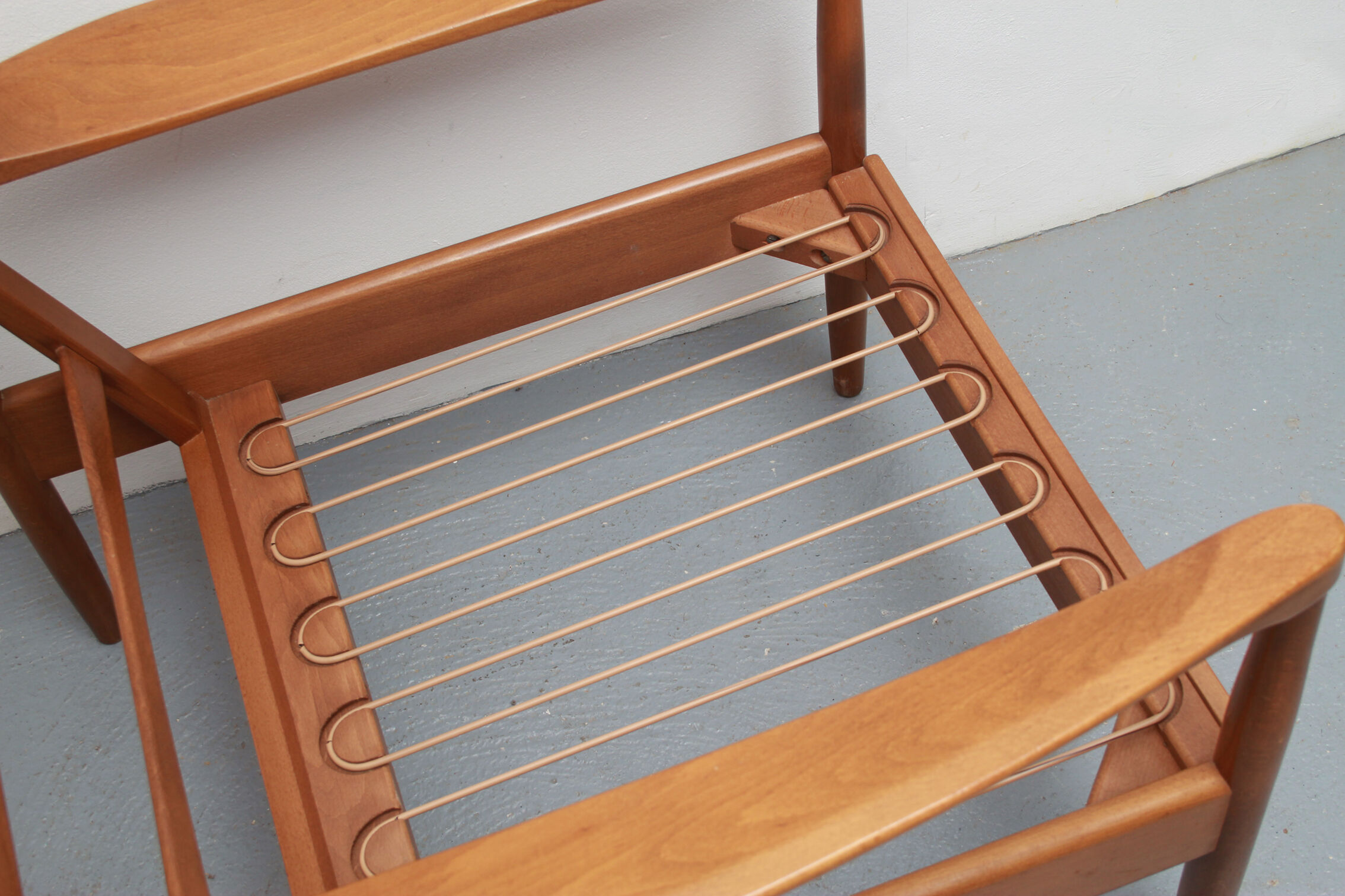 1960s armchair in petrol