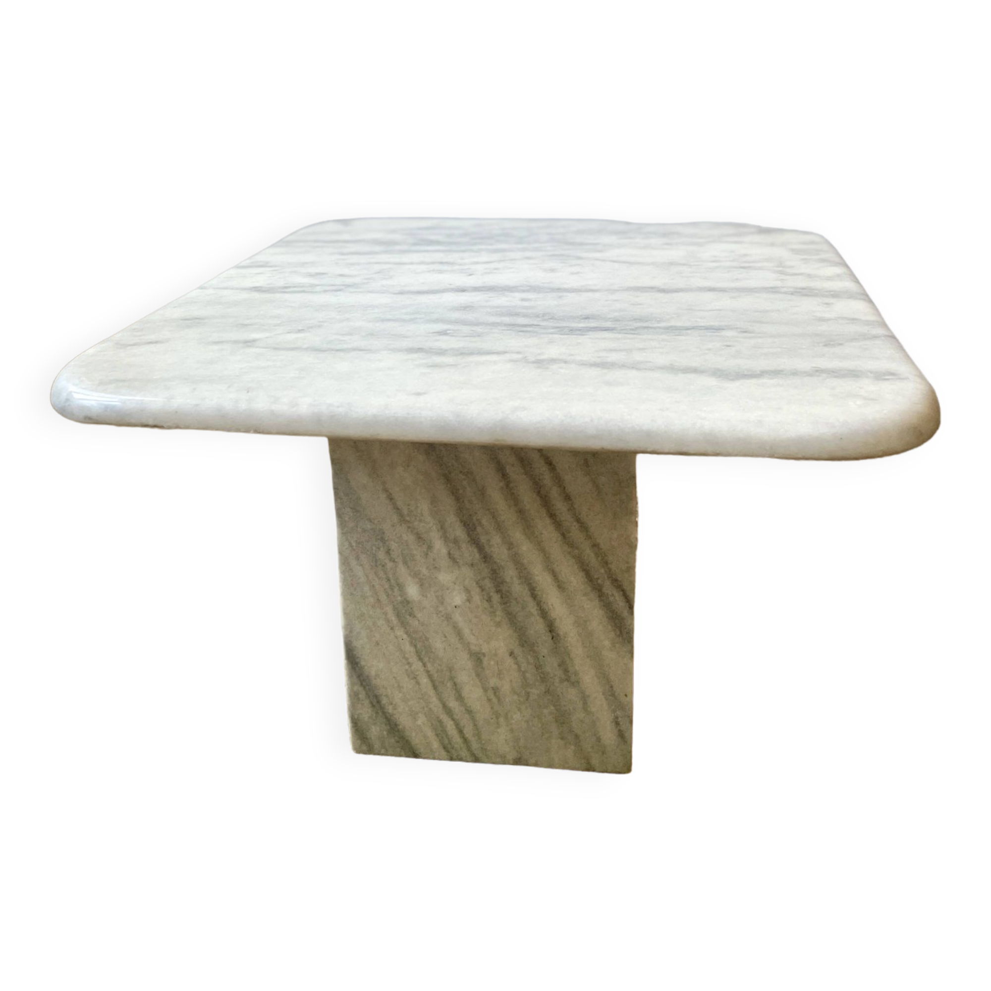 Square coffee table in Italian marble
