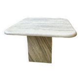 Square coffee table in Italian marble