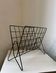 Black metal vinyl magazine rack design