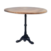 Table bistrot pied en fonte