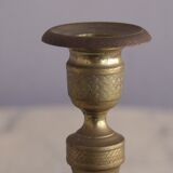 Pair of candlestick era bronze Empire