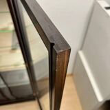 Art Deco Display Cabinet in Glass & Macassar Veneer, France, 1930