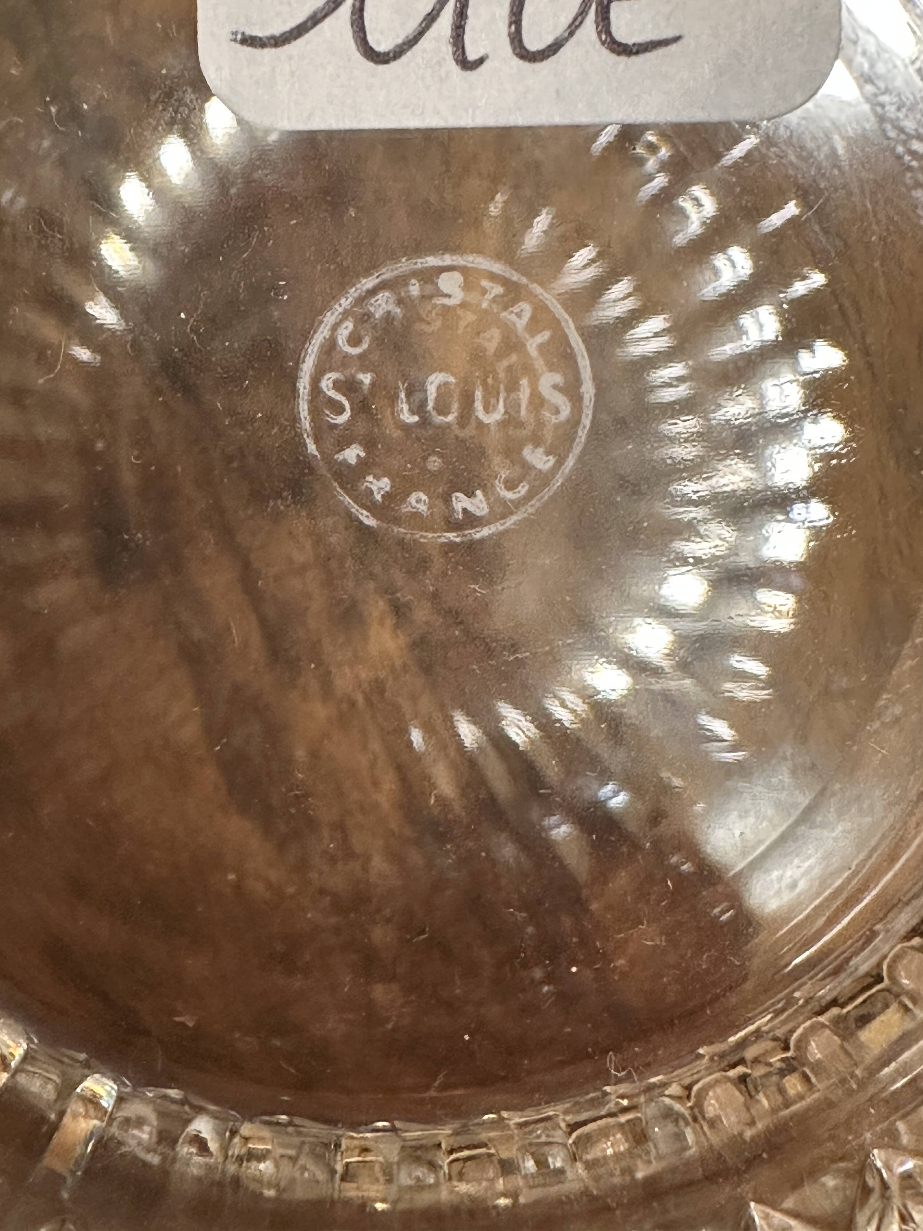 6 Saint-Louis finger rinse bowls, “Lozère” model – 365010