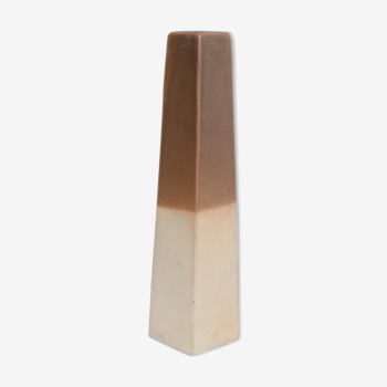 Sandstone vase pyramidal shape