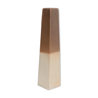 Sandstone vase pyramidal shape