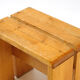 Tabouret les arcs par Charlotte Perriand 1960's