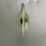 Venetian lantern in Murano glass and brass circa 1950