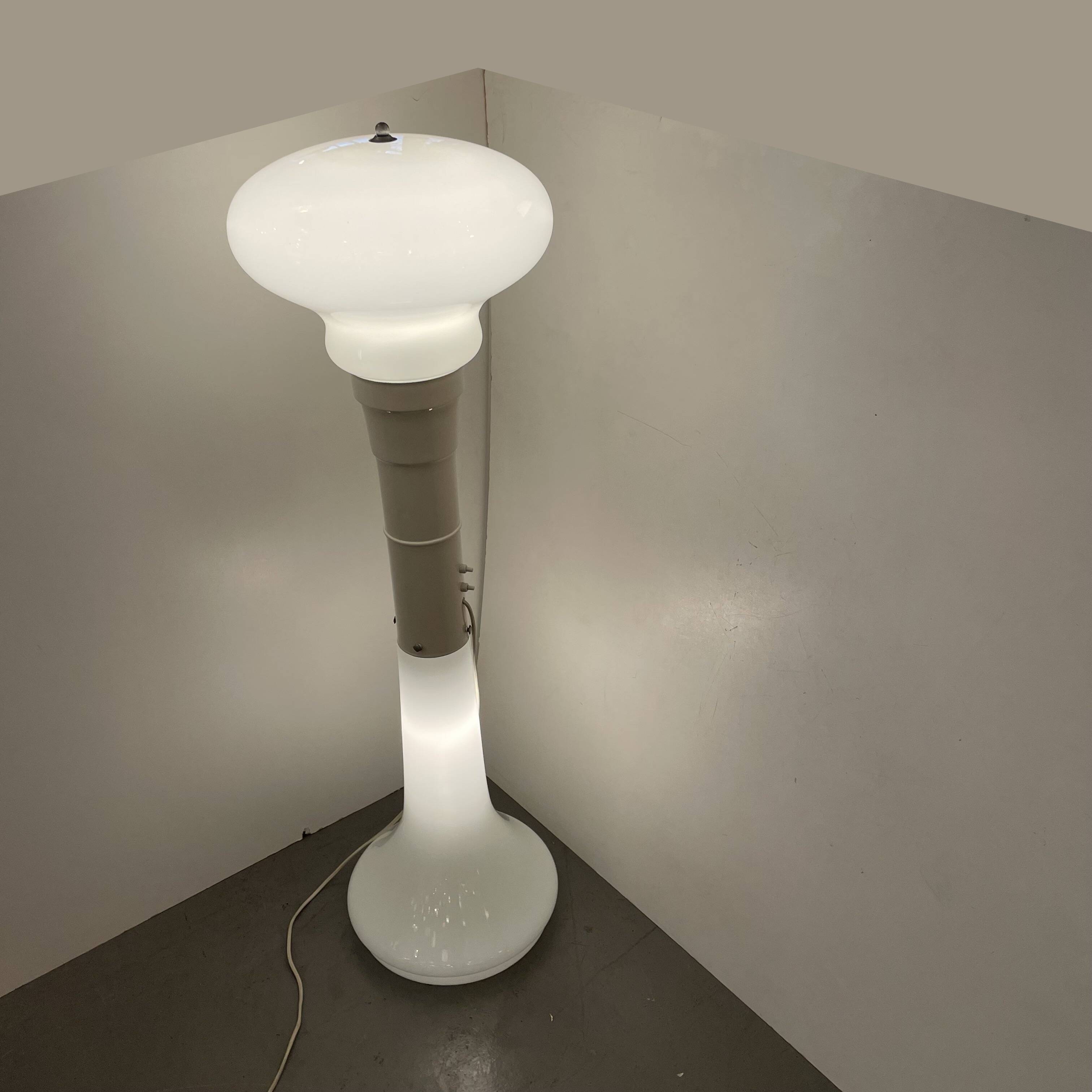 Birillo Murano Floor Lamp in the style of Calo Nason for Mazzega, 1970s