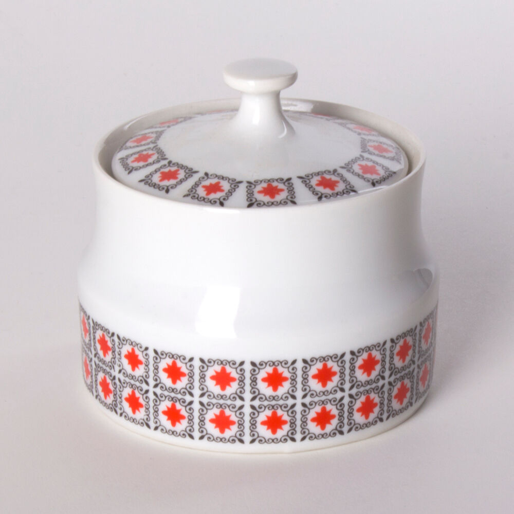Porcelain coffee set, Czechoslovakia, circa 1960