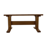 1970s Beech Bench/Planter Stand Czechoslovakia