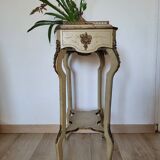 19th century lacquered wood work table