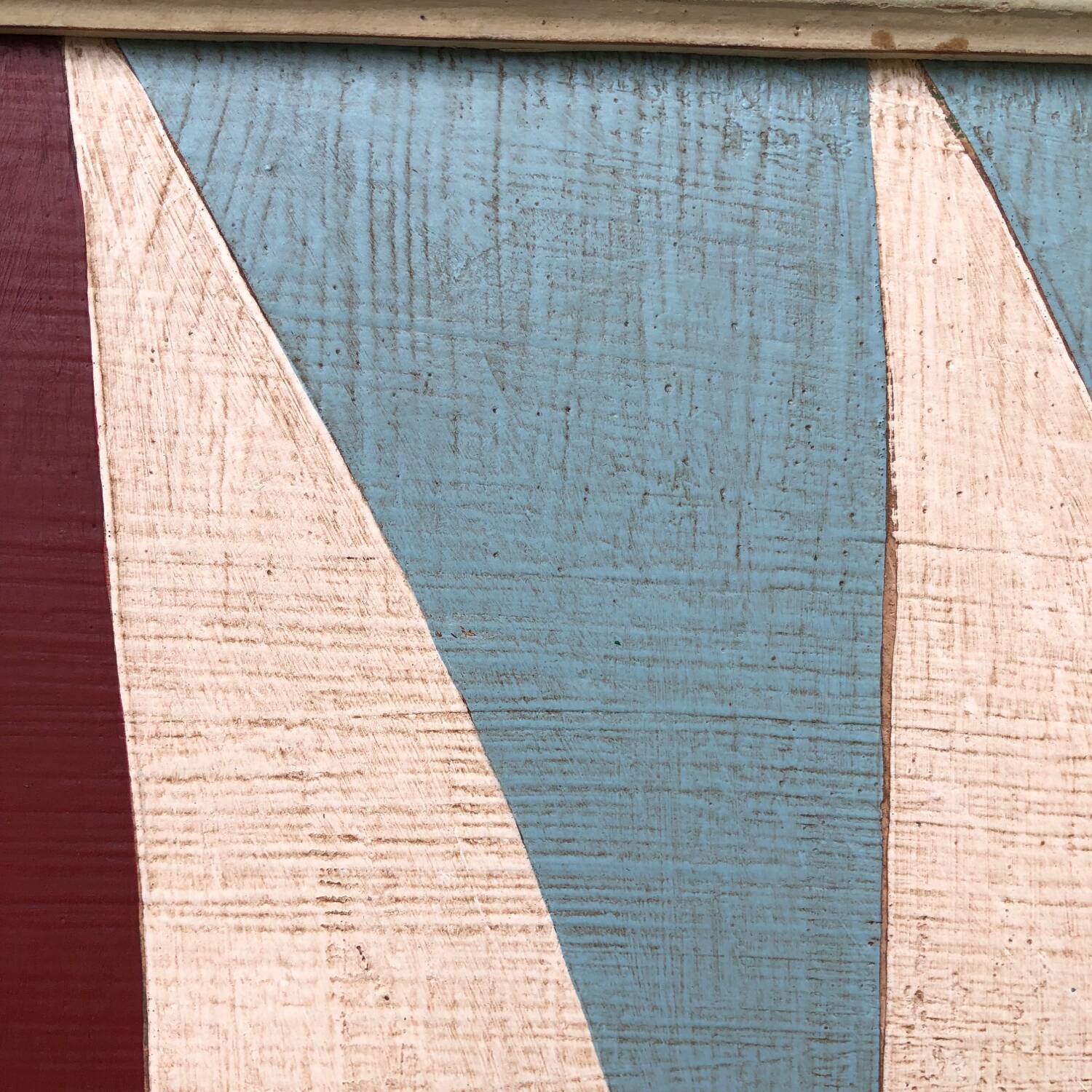 Abstract painting on panel